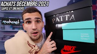 ACHATS MOIS DE DÉCEMBRE 2021  Nike Patta Jordan Mokovel [upl. by Ardied]