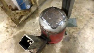 How to build Gas bottle Rocket Stove [upl. by Adliwa384]