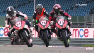 Santander Consumer Finance KTM British Junior Cup Highlights  R1 Silverstone [upl. by Drandell]