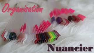 COMMENT FAIRE SON NUANCIER ONGLE  DIY organisation [upl. by Eiblehs124]