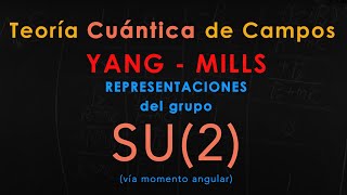 51  TEORÍA CUÁNTICA de CAMPOS  Yang Mills SU2 vía Momento Angular [upl. by Eem]