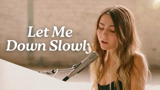 Let Me Down Slowly by Alec Benjamin  acoustic cover by Jada Facer [upl. by Brandie]