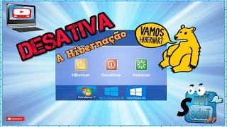 Como Desativar a Hibernação no Windows 7 8 8 1 e 10 🐾 [upl. by Elise]