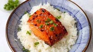 The BEST Air Fryer Teriyaki Salmon [upl. by Trenton]