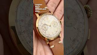 【30CH】Longines vintage chronograph ref6234 pink gold 1950s longines longines30ch longineswatch [upl. by Dutchman]