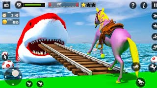 Horse Monkey Gaming 3D Android Game Monkey And Horse Racing Game [upl. by Alad]