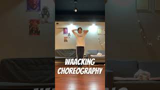 waacking choreography dance streetfreestyle tutorial dancetutorial freestyle freestyledancer [upl. by Enelloc]