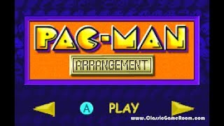 Classic Game Room  PACMAN COLLECTION review for Game Boy Advance [upl. by Nunciata]