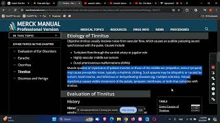 Otolaryngology ENT Overview Tinnitus [upl. by Naujuj]