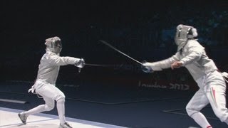 Aron Szilagyi Szilagyi Wins Fencing Sabre Gold  London 2012 Olympics [upl. by Drusy911]