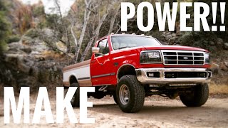 THE FIRST 4 MODS TO MAKE HORSE POWER ON YOUR OBS 73 POWERSTROKE [upl. by Allecram478]