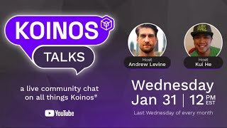 Koinos Talks January Episode [upl. by Rodmur727]