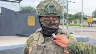 Terrorista armado ingresa a cuartel militar en Quevedo  Ecuador 🇪🇨 y es capturado [upl. by Ewer]