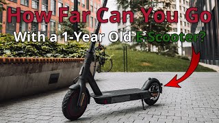 Range Test of 1YearOld Xiaomi Mi Electric Scooter Pro 2 [upl. by Aihsenod]