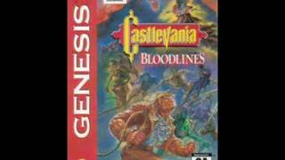 Castlevania Bloodlines Music  Iron blue intention Stage 4 [upl. by Ellezig324]