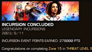 Legendary Incursions  Threat Level 1 To 5 Rewards  Marvel Contest of Champions [upl. by Las]