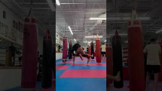 Front leg sweep muaythai kickboxing mma fyp reels shorts karate explorepage boxing [upl. by Buckels]