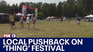 Doors open for THING Festival at Remlinger Farms amid local pushback  FOX 13 Seattle [upl. by Savil]