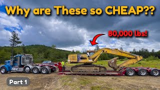 I Bought an 80000 lb Excavator for ONLY 7500 What Could Possibly go Wrong [upl. by Binky]