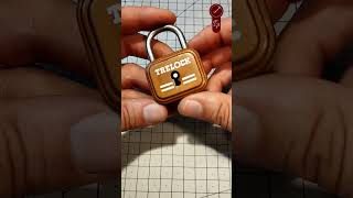 S061 CANDADO ALEMÁN VINTAGE TRELOCK lockpicking padlock antiguedades [upl. by Rilda972]