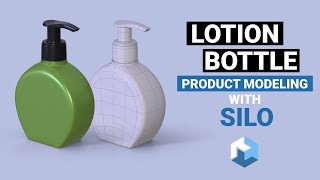 Product Subdivision Modeling 1 Lotion Bottle Silo 3D [upl. by Lemkul]