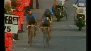 WK wielrennen Ronse 1988 laatste kilometer met val Criquelion [upl. by Tullius]