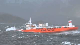 SHIPS IN STORM Horrible FOOTAGE  Life At Sea  Huge Swell Meets Tanker Video [upl. by Nabru]