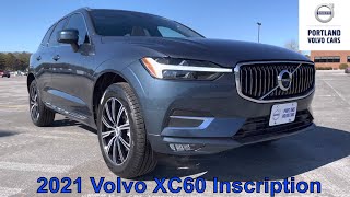 2021 Volvo XC60 Inscription In Denim amp Amber  Windhold edition [upl. by Nosdrahcir799]