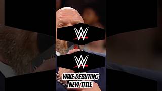 New WWE Titles Announced wwe wwebadblood raw smackdown wreslting [upl. by Selmner771]