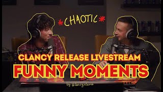 TWENTY ONE PILOTS CLANCY MV LIVESTREAM FUNNY MOMENTS  lanegirlanna [upl. by Anytsirk909]