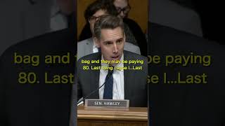 Sen Hawley REVEALS A Dirty Little Secret Airline Companies Have Been Keeping From You Far Too Long [upl. by Drucie]