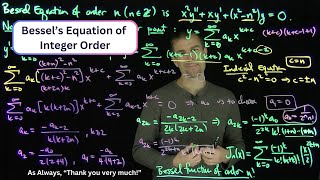 Bessels Equation of Integer Order [upl. by Zakarias]