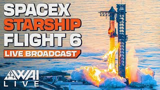 REPLAY SpaceX Starship Flight 6 from Starbase TX [upl. by Nnaael]