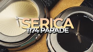 SERICA 1174 Parade  naissance de la première montre habillée chez Serica [upl. by Nyrrek]