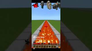 Minecraft mob vs fire in minecraft shorts 歌ってみた イラスト [upl. by Suoivatram]