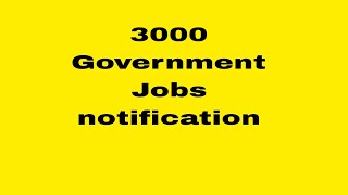 Latest Govt job notification [upl. by Tnomyar519]