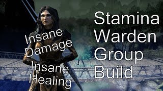 2h  SampB Stamina Warden Group Build for Murkmire Patch Elder Scrolls Online [upl. by Doggett]