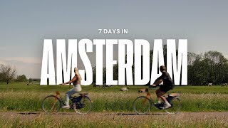 Amsterdam Vlog  Lentekabinet Festival Renting bikes canal cruise  more [upl. by Feldt337]