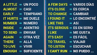 Si MEMORIZA Estas 200 PALABRAS Podrás CONVERSAR en INGLES ✅ Voz Inglés y Español [upl. by Winnie]