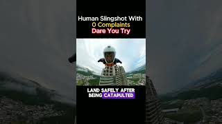 Human slingshot with zero complaintsdare you trydidyouknow unbelievable shortvideo [upl. by Claresta]