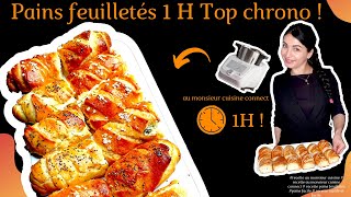 12 pains en 1h feuilletés et farcis monsieur cuisine connect facile et rapide [upl. by Anurb346]