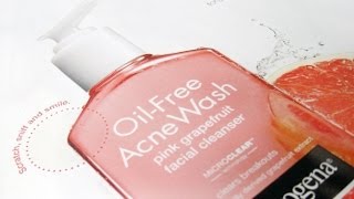 My own experience of using Neutrogena Oil  Free Acne Wash pink grapefruit facial cleanser [upl. by Schuh]