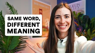 Same words different meanings  Pronunciation and definition changes [upl. by Attennod433]