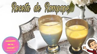 Receta de Rompope  Cómo hacer rompope caseroRompope 3 leches [upl. by Atena]