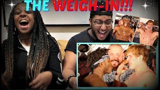 KSI vs Logan Paul OFFICIAL WEIGH IN REACTION [upl. by Ohce]