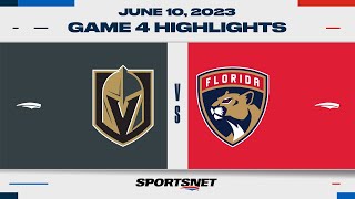 Stanley Cup Final Game 4 Highlights Golden Knights vs Panthers  June 10 2023 [upl. by Namaj]