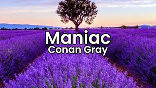 Maniac Conan Gray  Lyrics [upl. by Serolod17]