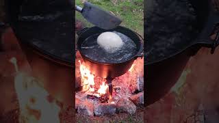 A hard boiled ostrich egg in the process 🤤😍🔥 [upl. by Woodrow125]