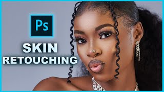 The Best Technique  Skin Retouching Tutorial in photoshop [upl. by Zelde]