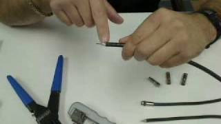 How to Prep Coaxial Cable and Install a Compression Connector Jonard CT200G [upl. by Ylak65]